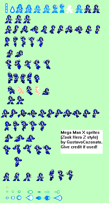 Mega Man X Customs - X (Zook Hero Z-Style)