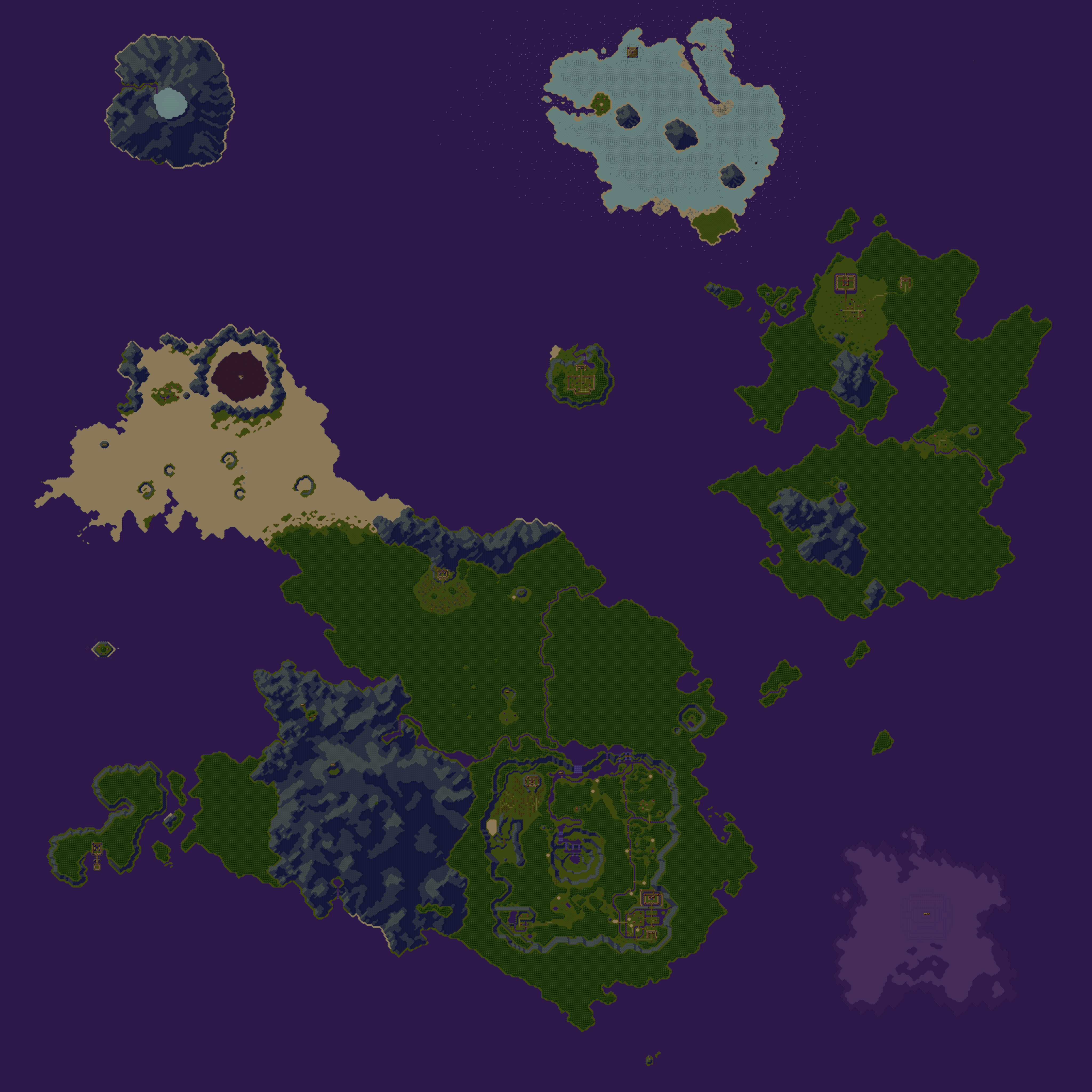World Map (Night)