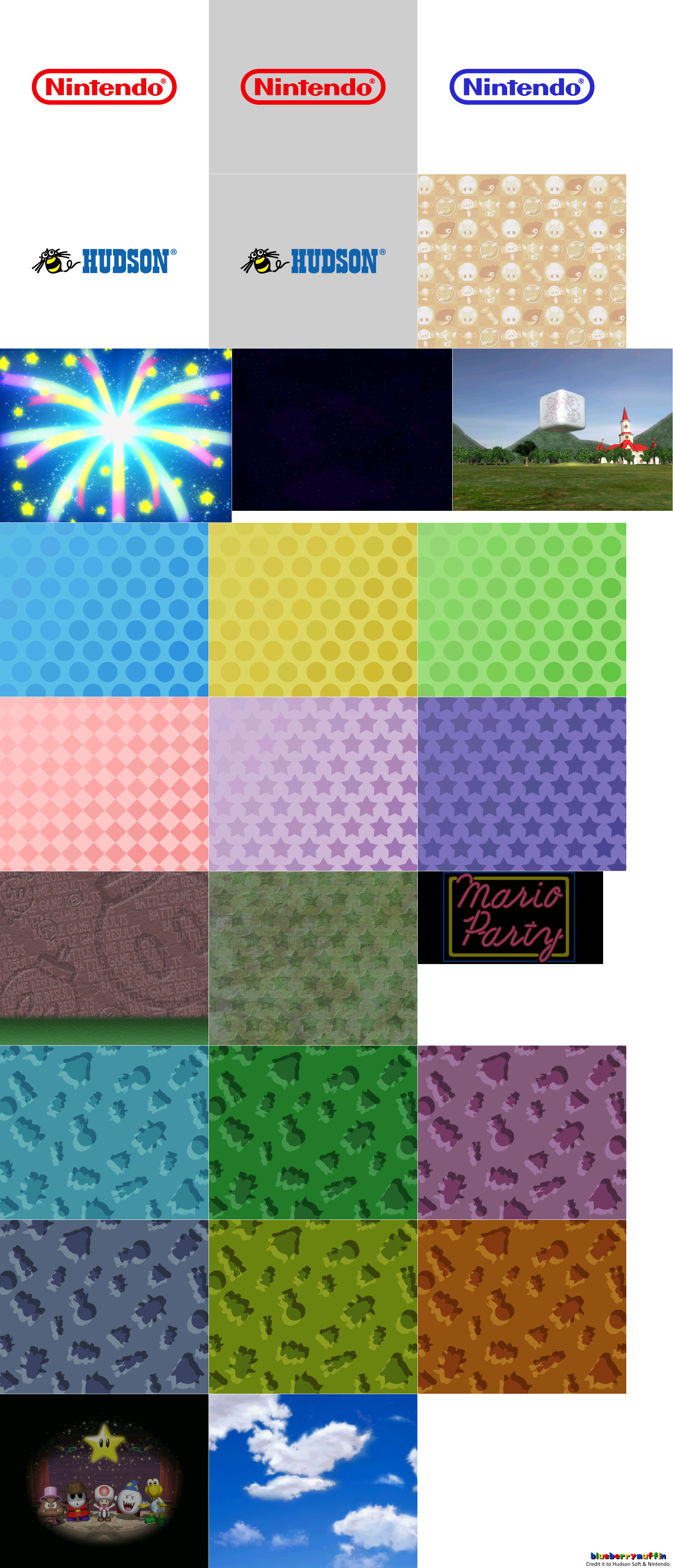 Mario Party 4 - Backgrounds