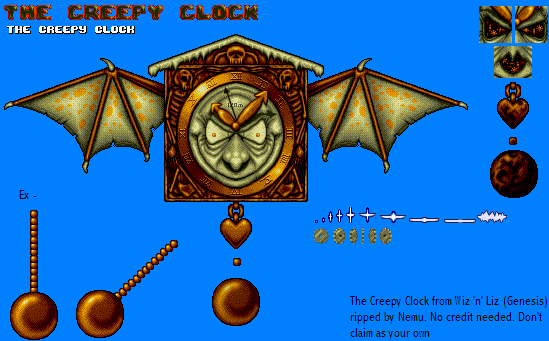 Wiz 'n' Liz - Creepy Clock