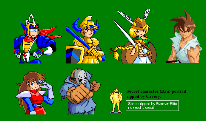 Namco Super Heroes - Character Portraits