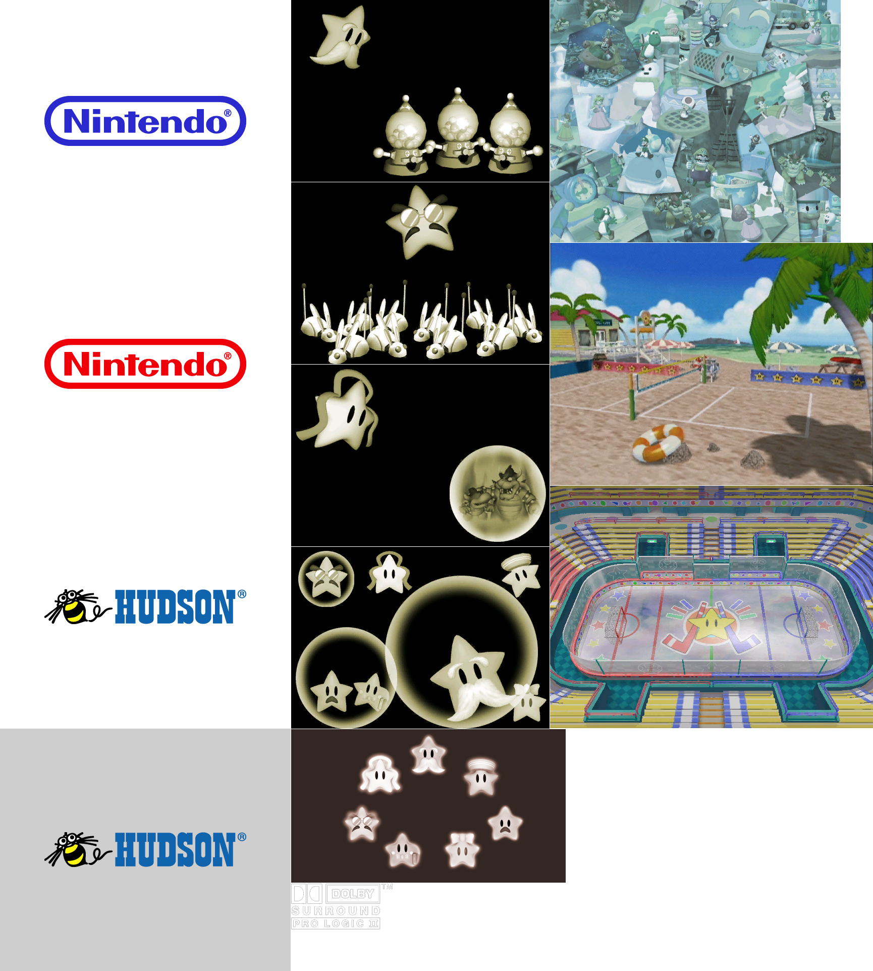 Mario Party 5 - Backgrounds