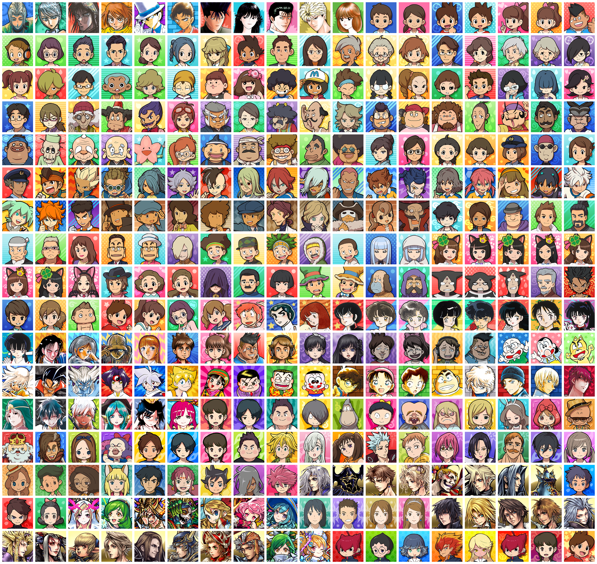 Yo-kai Watch: Wibble Wobble - Character Icons