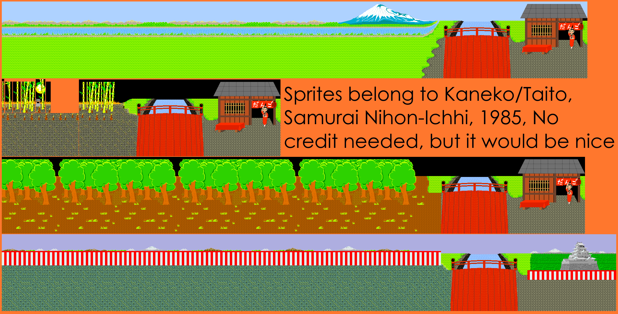 Samurai Nihon-Ichi - Stages