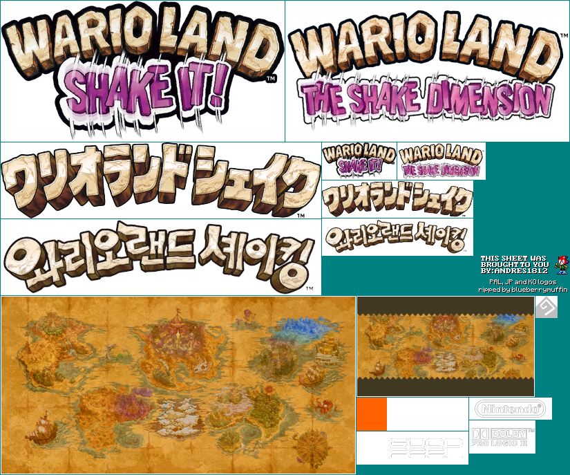 Wario Land: Shake It! / Wario Land: The Shake Dimension - Wii Menu Icon and Banner