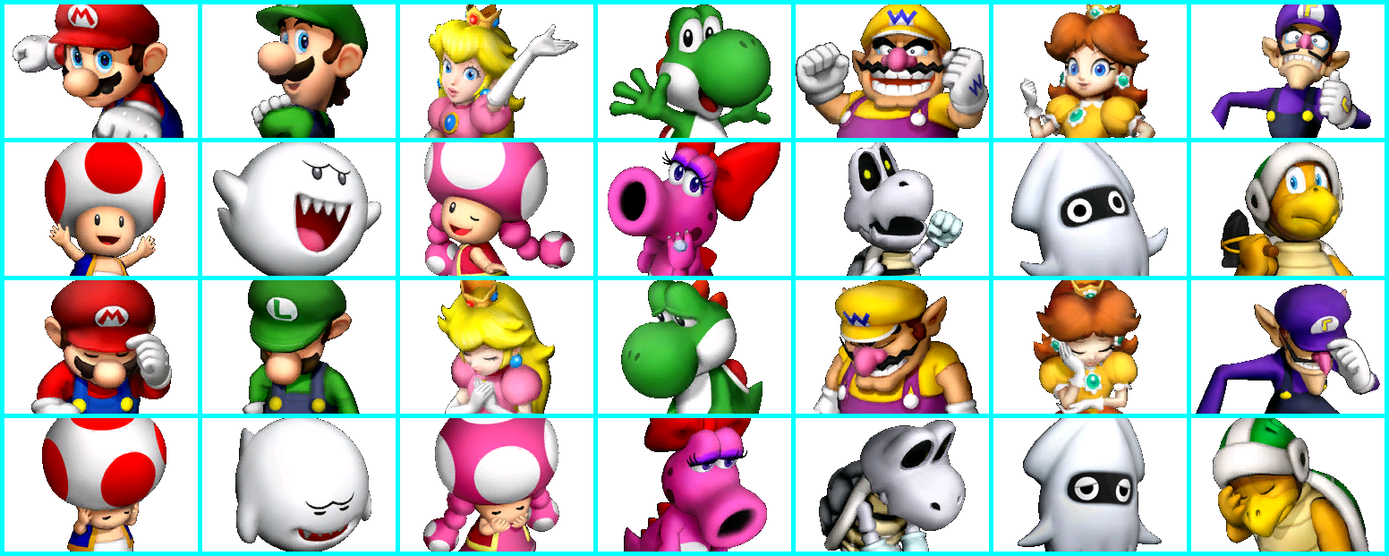 Mario Party 8 - Victory & Defeat Icons