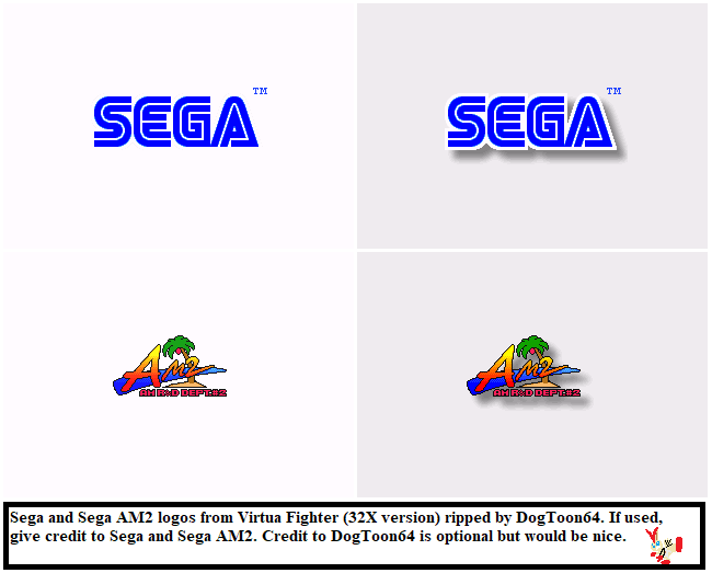 Virtua Fighter (32X) - SEGA & SEGA AM2 Logos