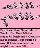 Super Mario World: Just Keef Edition (Hack) - Dry Bones