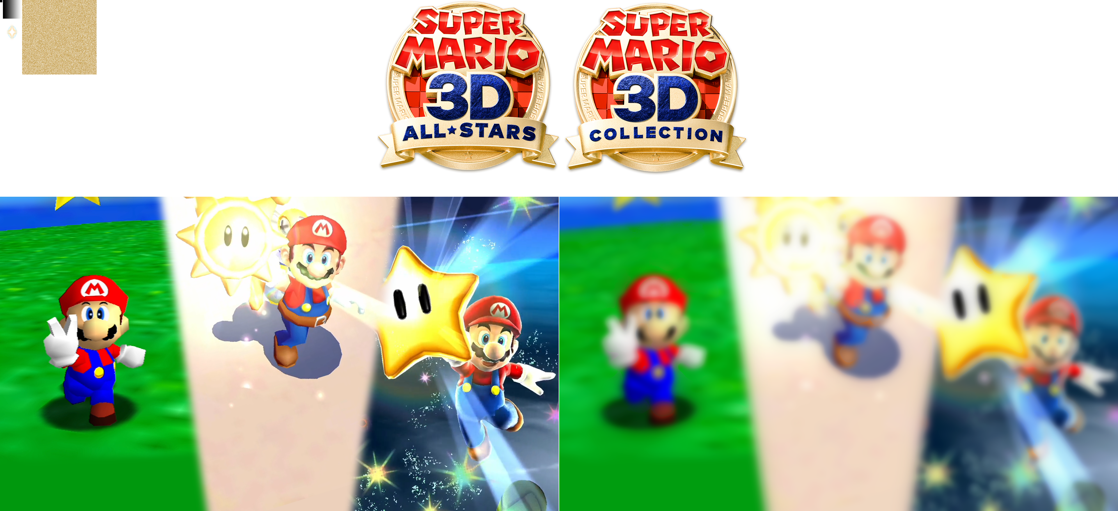 Super Mario 3D All-Stars - Title Screen