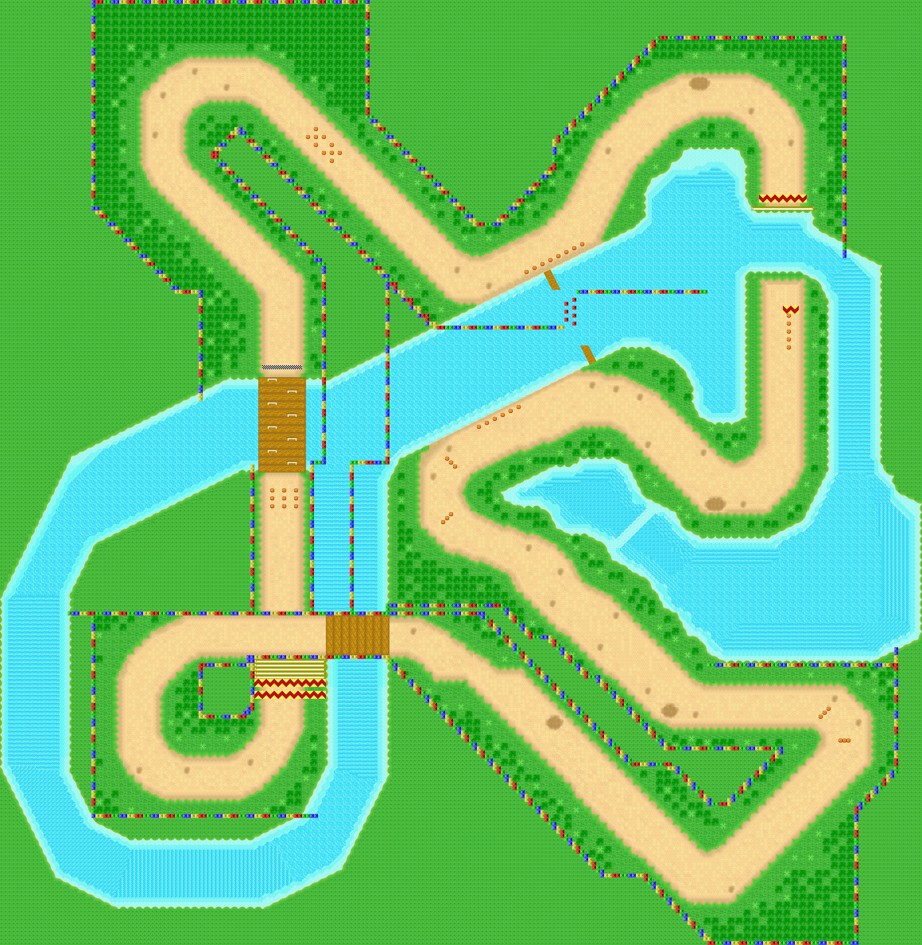 Mario Kart: Super Circuit - Riverside Park