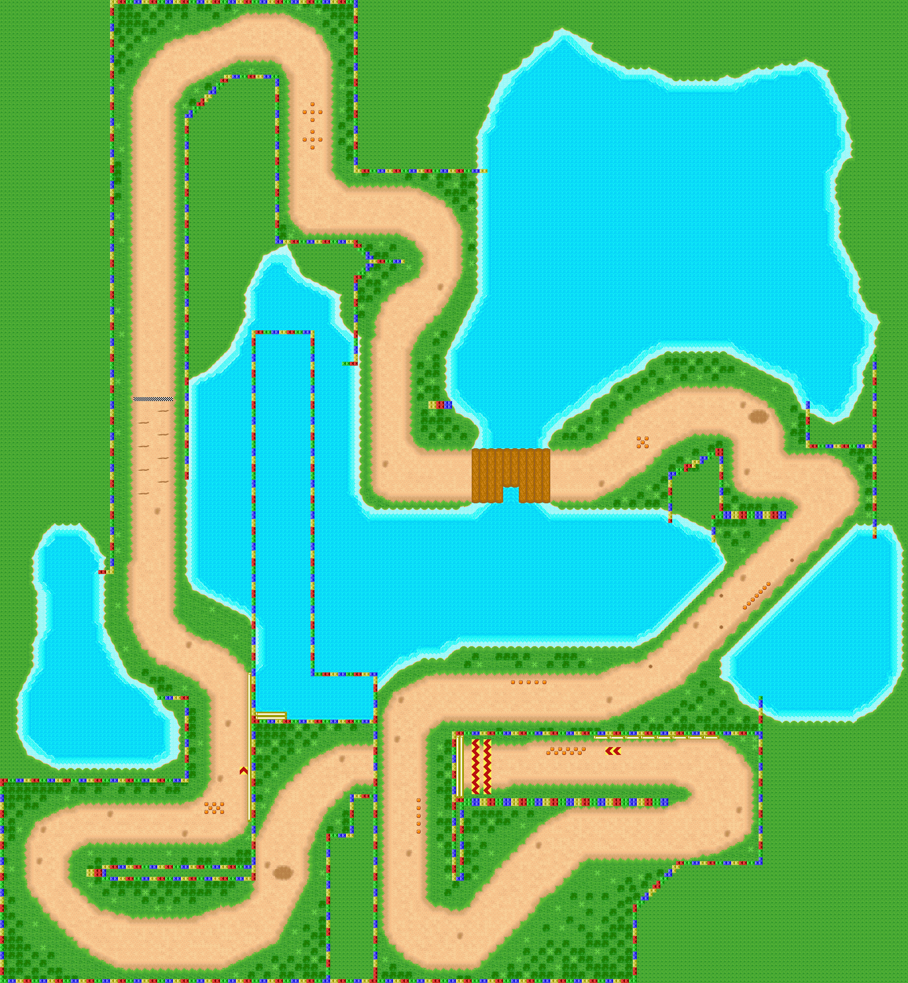 Mario Kart: Super Circuit - Lakeside Park