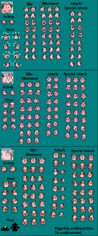 Cleffa, Clefairy & Clefable