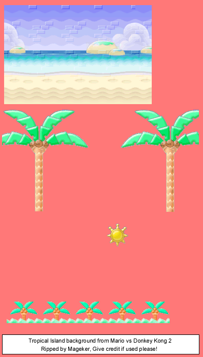 Mario vs. Donkey Kong 2: March of the Minis - Tropical Island
