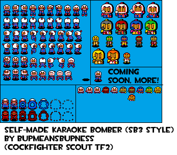 Bomberman Customs - Karaoke Bomber (Panic Bomber World, Super Bomberman 3-Style)