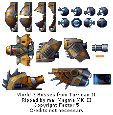 Turrican II: The Final Fight - World 3 Bosses