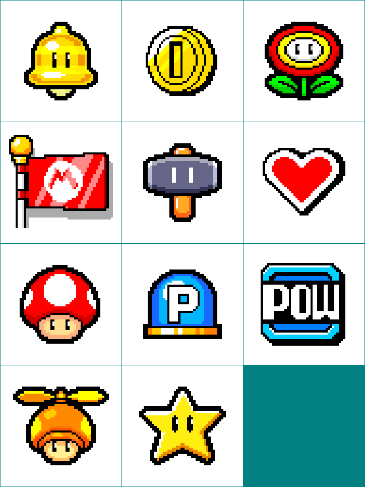 Assignable Mario Icons