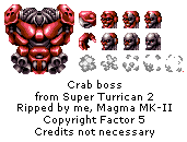 Super Turrican 2 - Crab boss