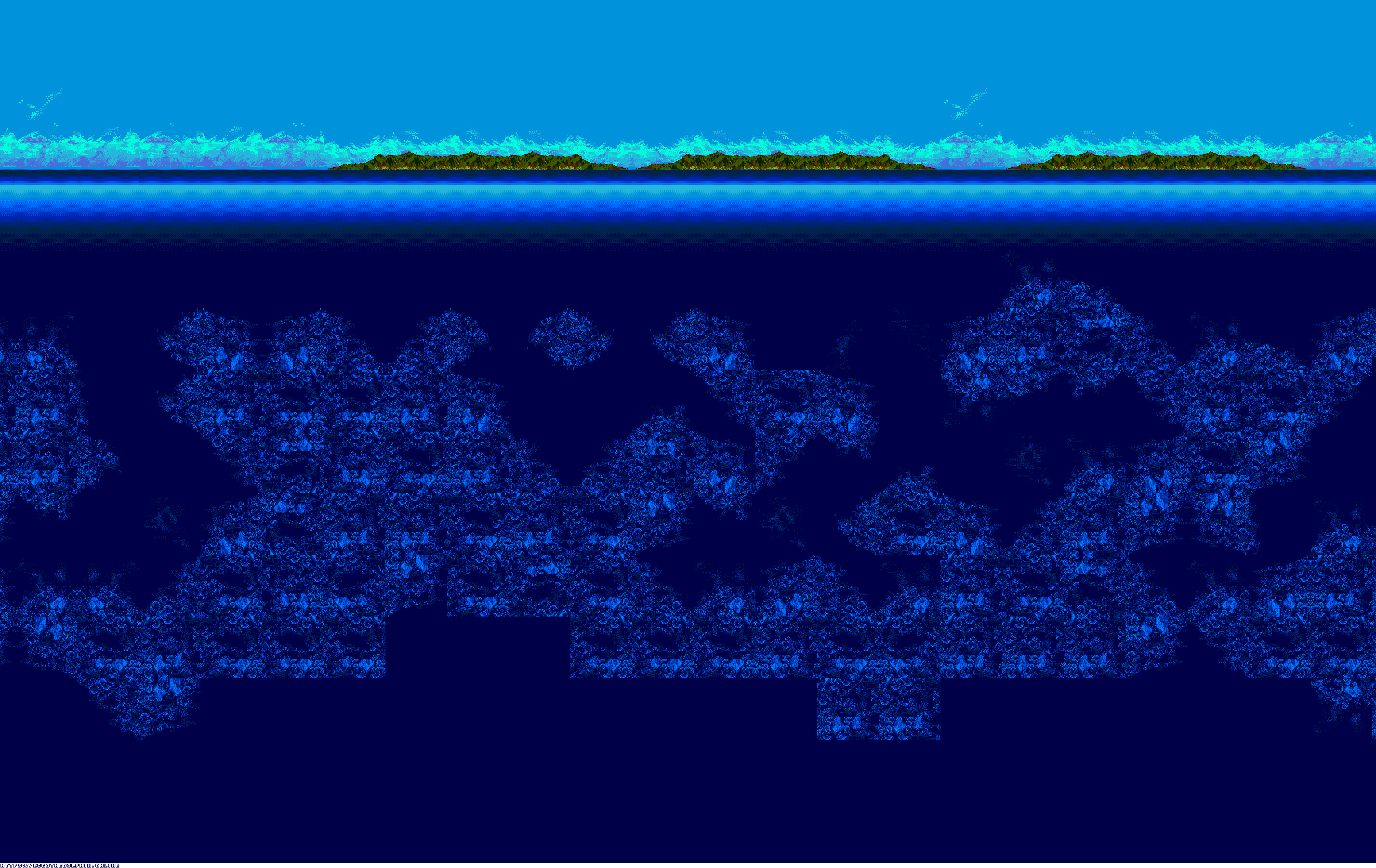 Ecco Jr. - The Bay of Scattered Song (Background)