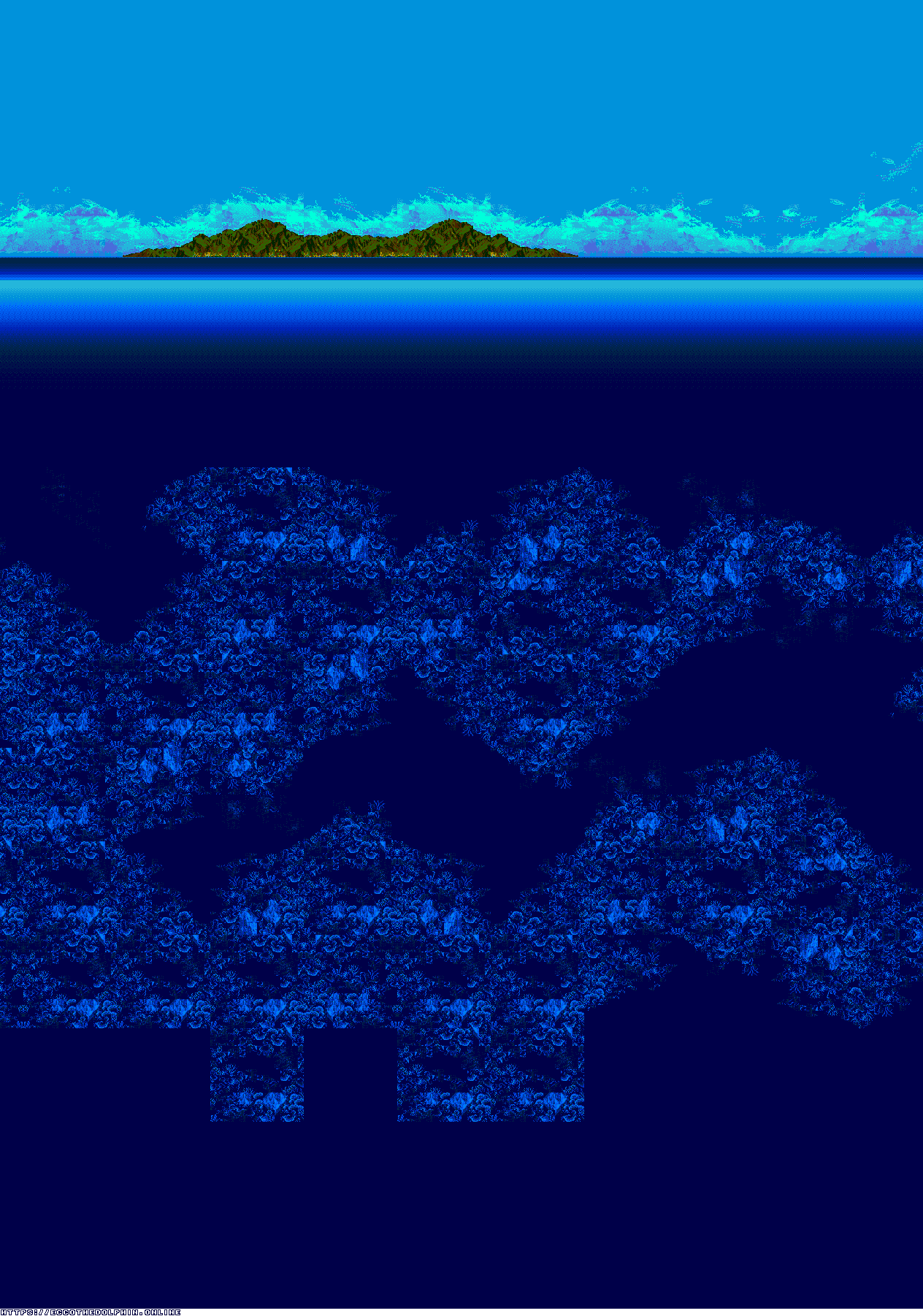 Ecco Jr. - Turtle Islands (Background)