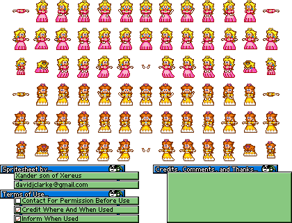 Mario Customs - Daisy (Super Mario World-Style)