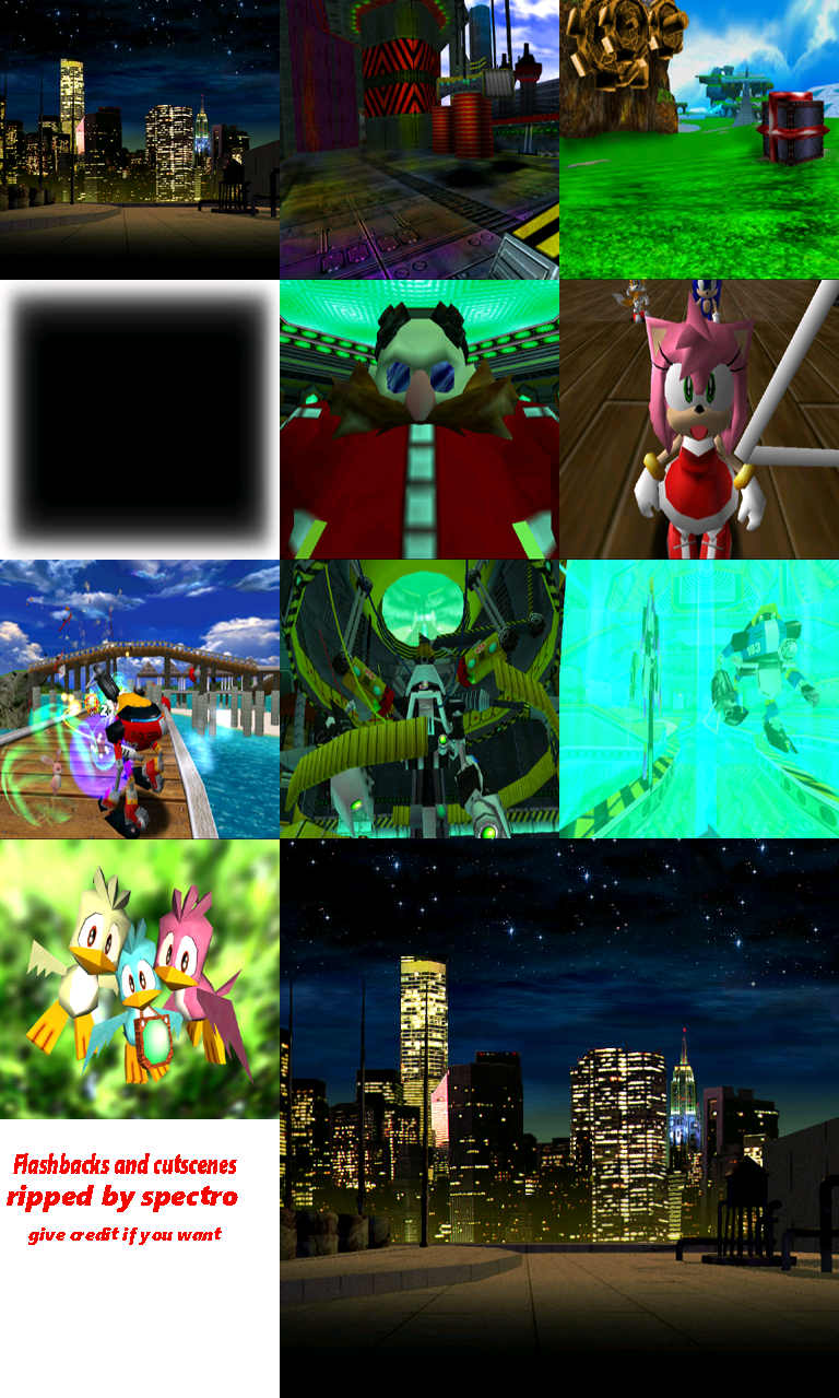 Sonic Adventure - Flashbacks and Cutscenes BG