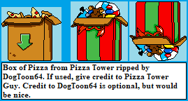 Pizza Tower - Box of Pizza
