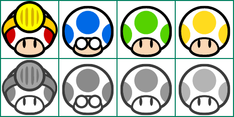 Super Mario 3D World + Bowser's Fury - Toad Brigade Icons