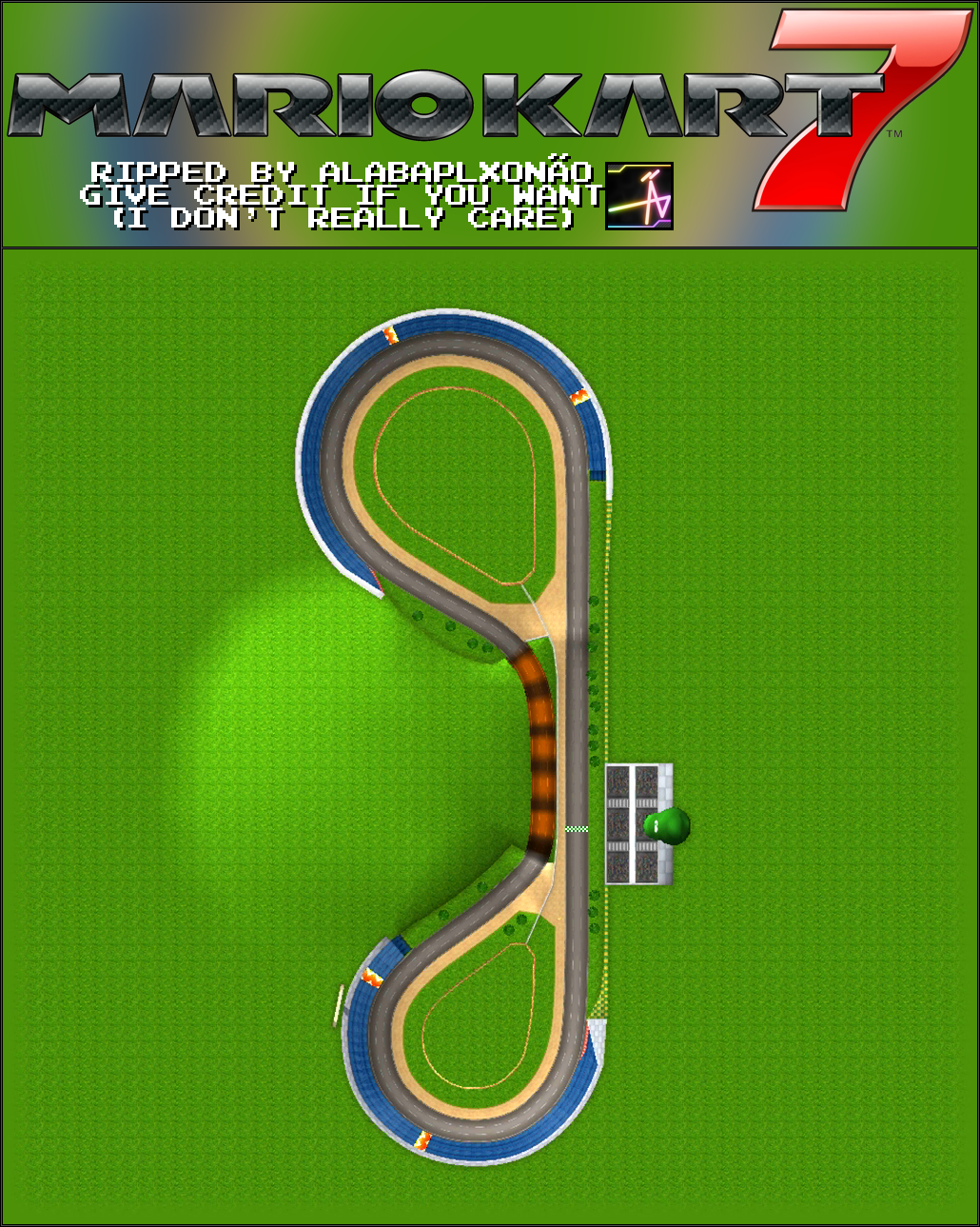 Mario Kart 7 - N64 Luigi Raceway