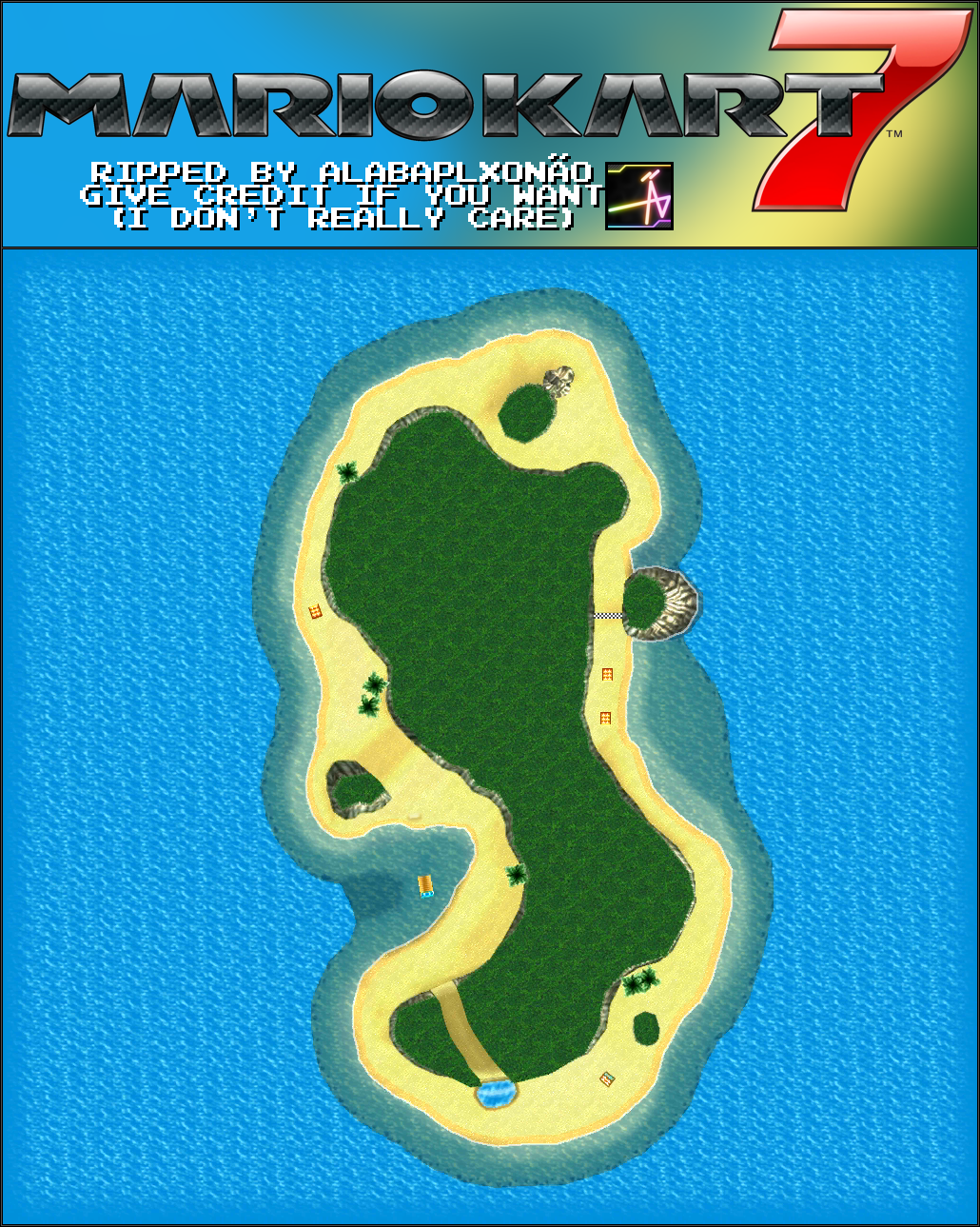 Mario Kart 7 - N64 Koopa Beach / Koopa Troopa Beach