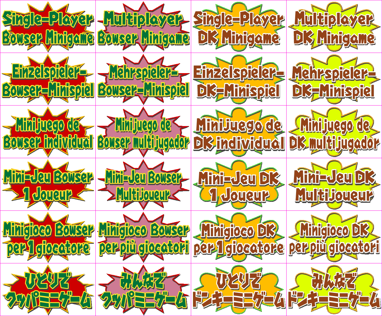Mario Party 7 - Bowser & DK Events
