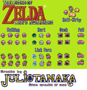 The Legend of Zelda Customs - Anti-Kirby (Link to the Past-Style)