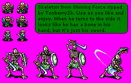 Shining Force 1: The Legacy of Great Intention - Skeleton