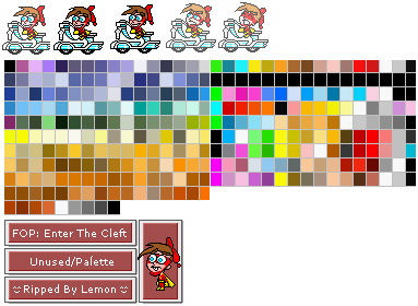 Fairly OddParents: Enter the Cleft - Unused Sprites and Palette