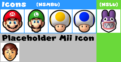 New Super Mario Bros. U / New Super Luigi U - Character Icons