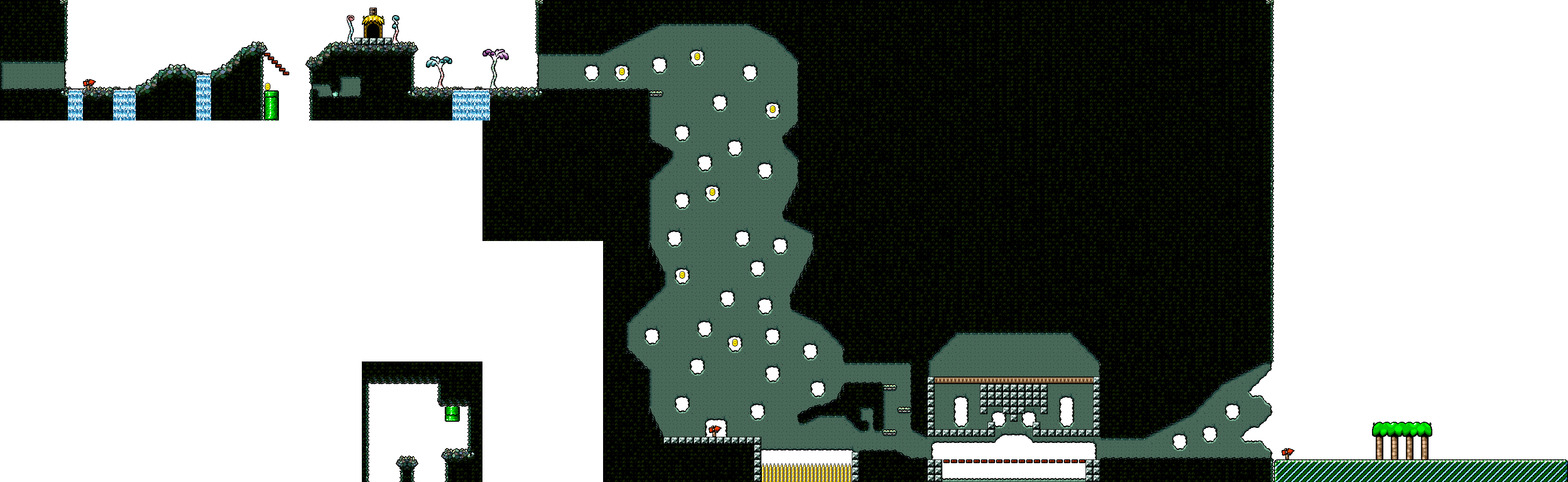Super Mario World 2: Yoshi's Island - 4-2: The Cave Of The Lakitus (3/3)
