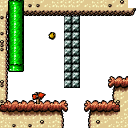 Super Mario World 2: Yoshi's Island - 4-5: Chomp Rock Zone (Bonus)
