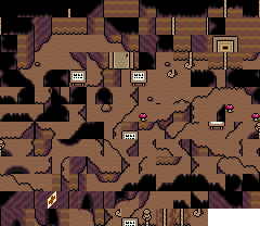 EarthBound / Mother 2 - Cave Tileset
