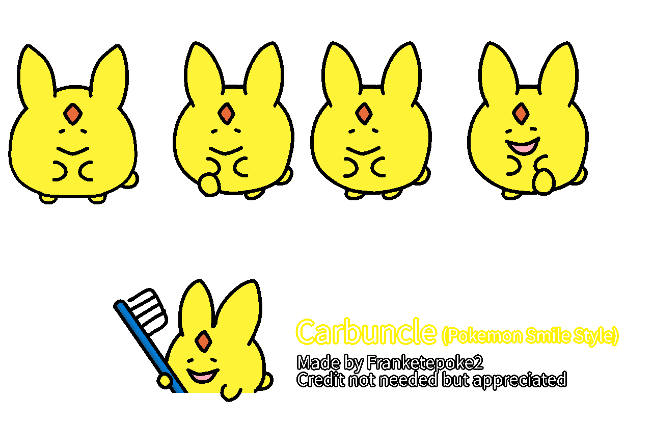 Puyo Puyo Customs - Carbuncle (Pokémon Smile-Style)