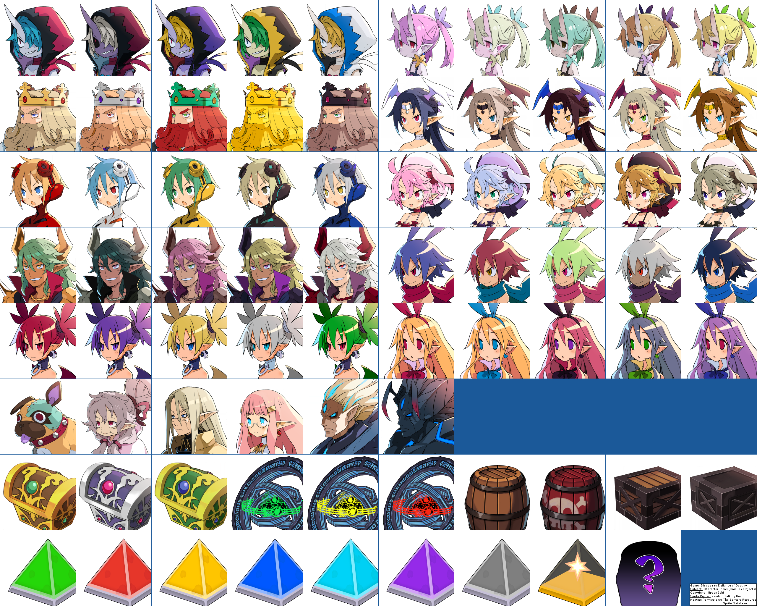 Character Icons (Unique)