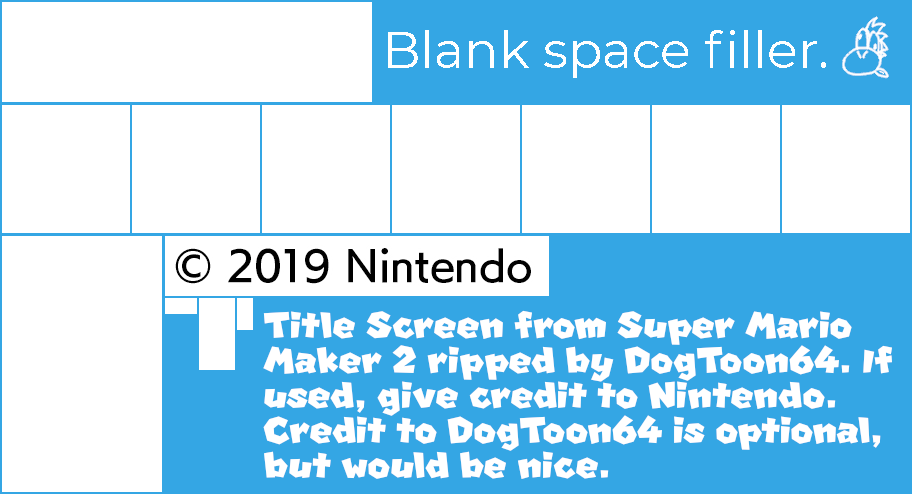 Super Mario Maker 2 - Title Screen