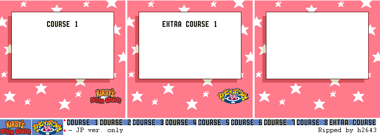 Kirby's Dream Course - Course Cutscene Frame