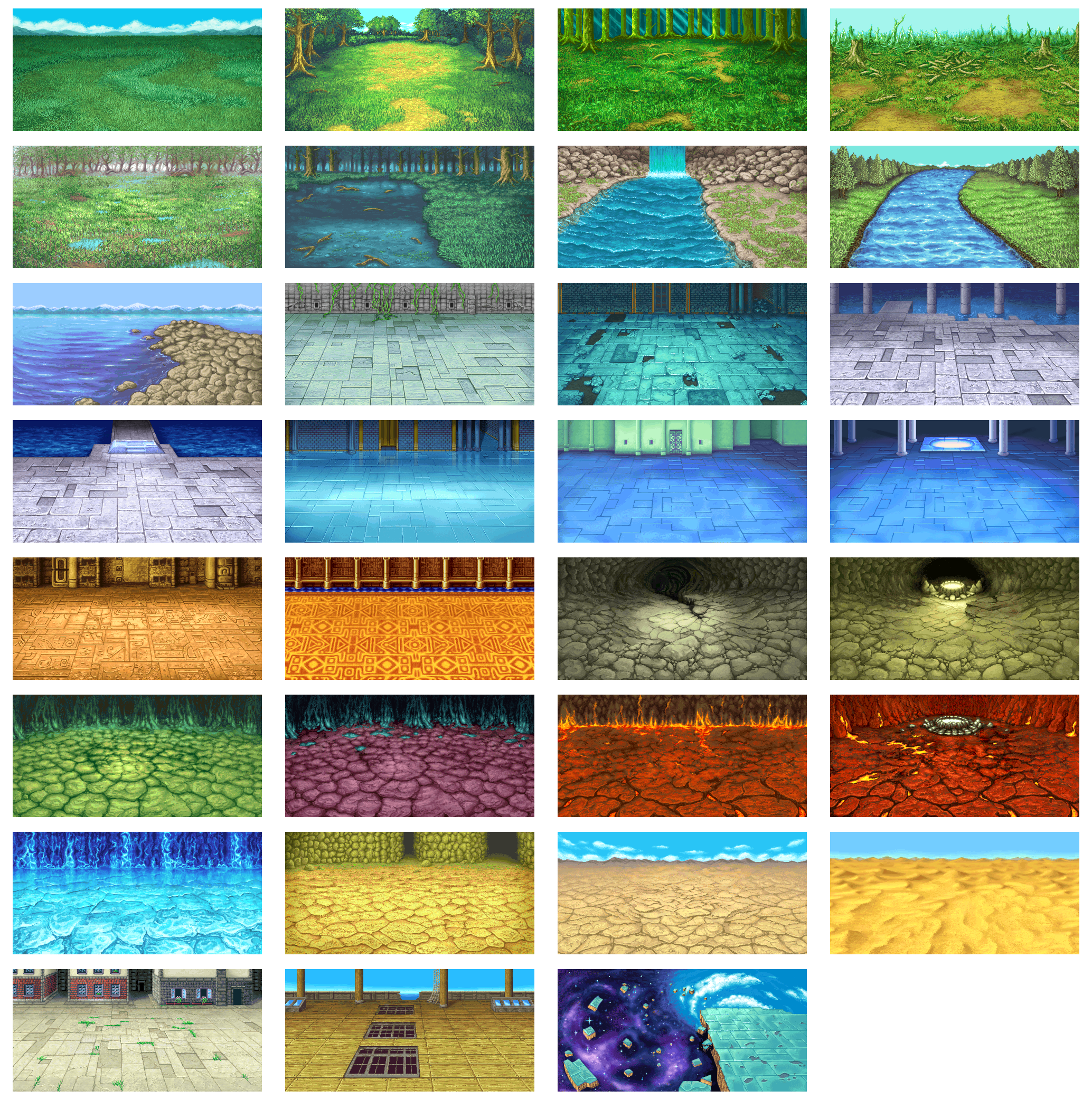 Final Fantasy (Pixel Remaster) - Battle Backgrounds