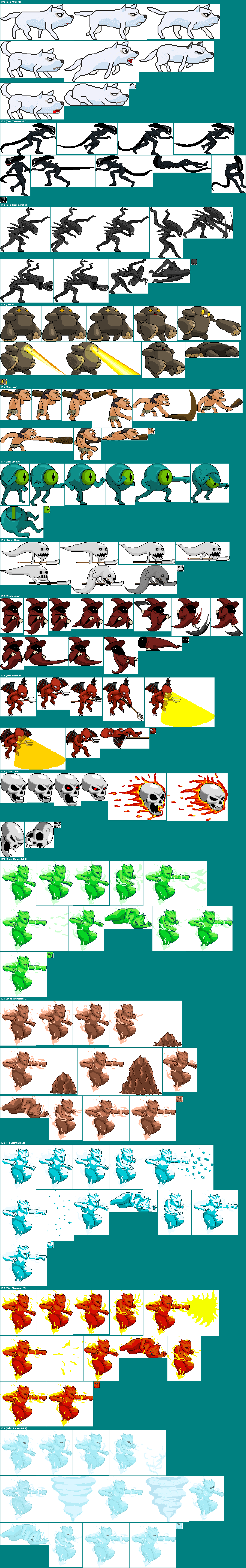"World of Mighty Fighter" Enemies (7/7)