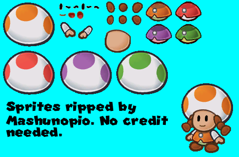 Paper Mario: The Thousand-Year Door - Toad (Female)