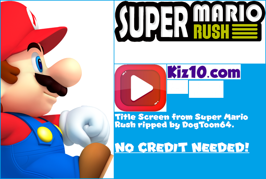 Super Mario Rush - Title Screen