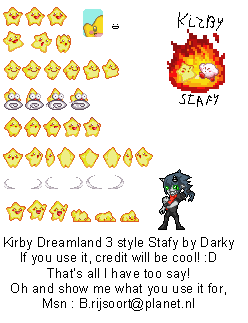 The Legendary Starfy Customs - Starfy (Kirby's Dream Land 3-Style)