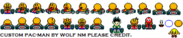 Pac-Man Customs - Pac-Man (Super Mario Kart-Style)