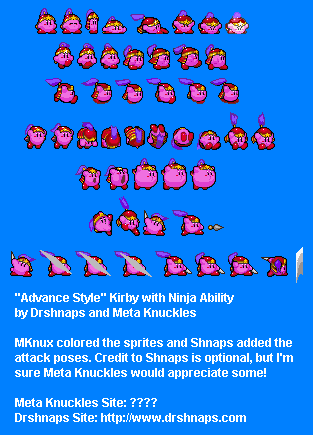Ninja Kirby (Kirby Advance-Style)