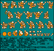 Kirby Customs - Paint Roller (Kirby's Adventure-Style)