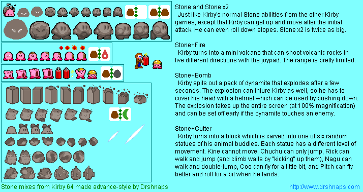 Kirby Customs - Stone Mixes (Kirby Advance-Style)